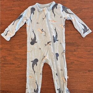 Kyte Baby Stream Shark Romper